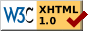 ¡XHTML válido 1.1!
